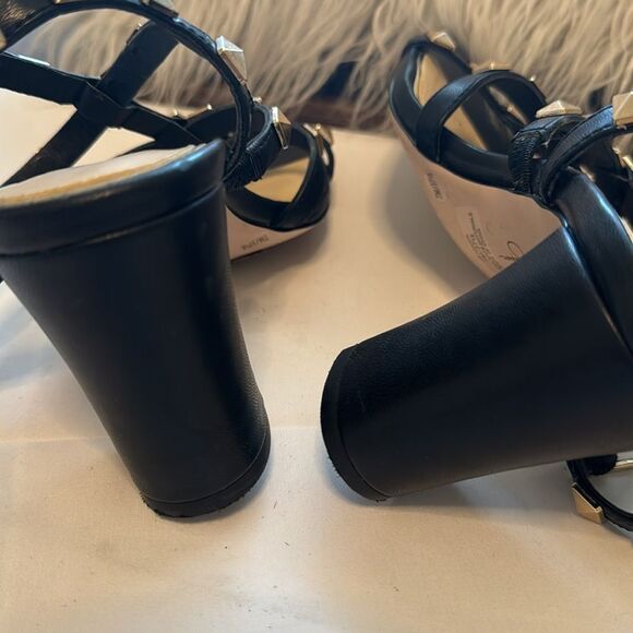 Studded heeled sandals - Picture 3 of 5